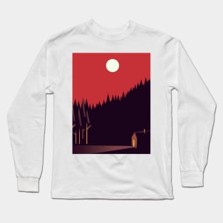 Cabin in the Forest Long Sleeve T-Shirt